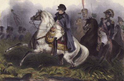 Napoleon in der Schlacht von Austerlitz, 2. Dezember 1805 von European School